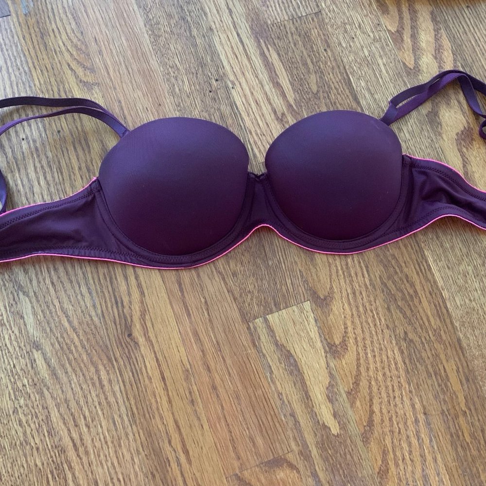 VICTORIA SECRET PINK MULTIWAY STRAPLESS BRA 34B
